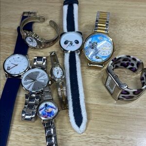 Mixed Lot of Fashion Watches - Gold, Silver, Blue, White, Black